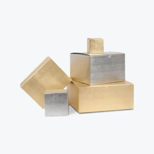 Luxury Gold & Silver Foldable Apparel Boxes