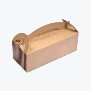 Kraft Bakery Boxes with Carry Handles