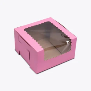 Display Cake Boxes with Clear Window and Insert